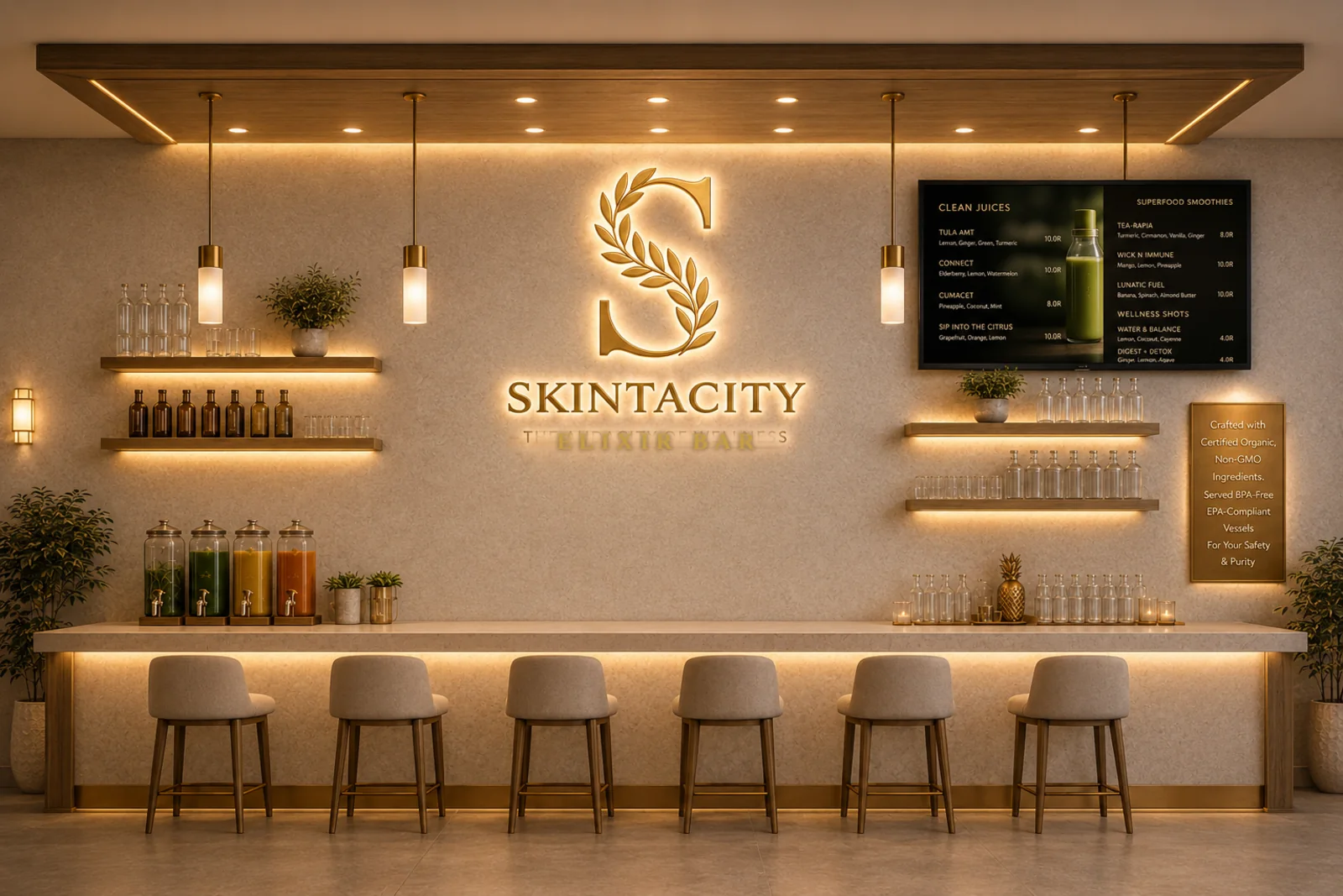 The Elixir Bar at SKINTACITY