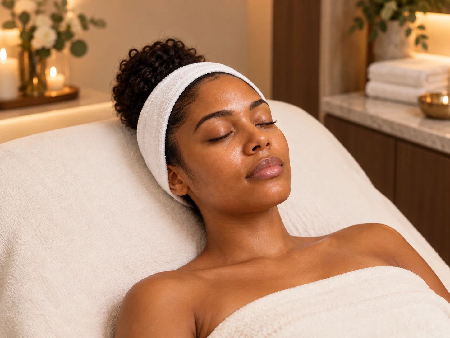 The First Glow: a Cristal Veil Facial in progress